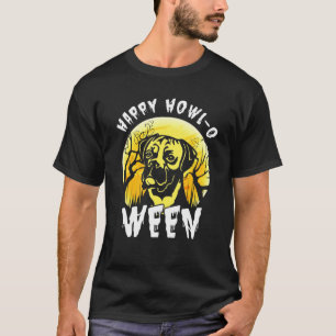 Happy Boxer Dog Howl-O Ween Halloween Costume Pet T-Shirt