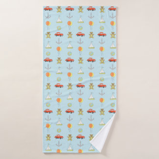 Happy boy bath towel