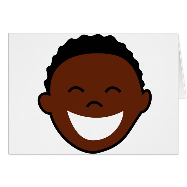 Happy Boy Face (Front Horizontal)