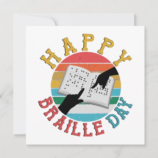 Happy Braille Day (Front)
