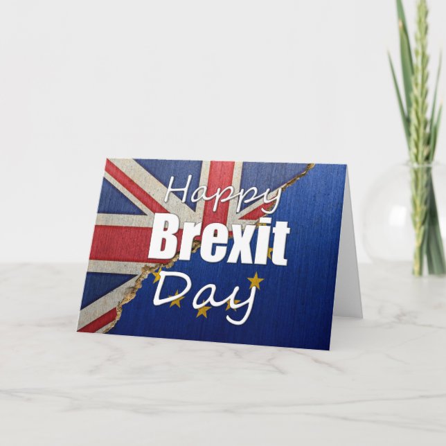 Happy Brexit Day Card (Front)