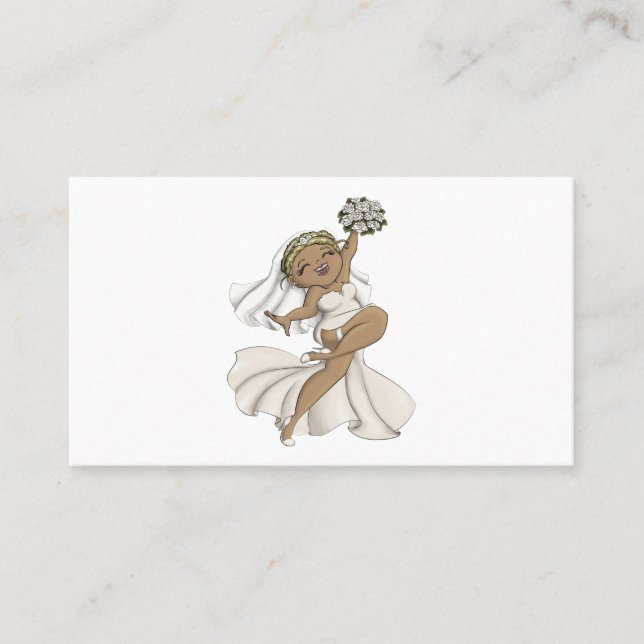 Happy Bride 02 Business Card (Front)