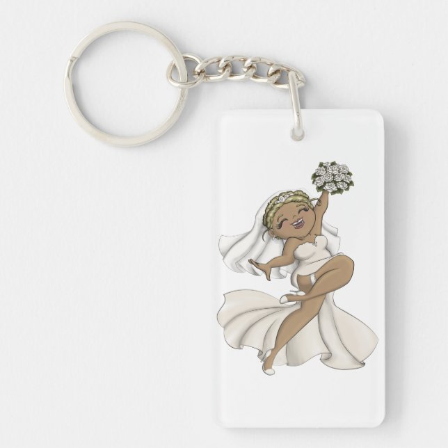 Happy Bride 02 Key Ring (Front)