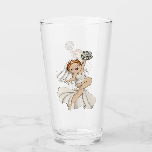 Happy Bride 03 Glass (Front)