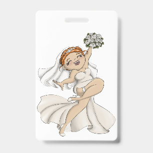 Happy Bride 03 ID Badge