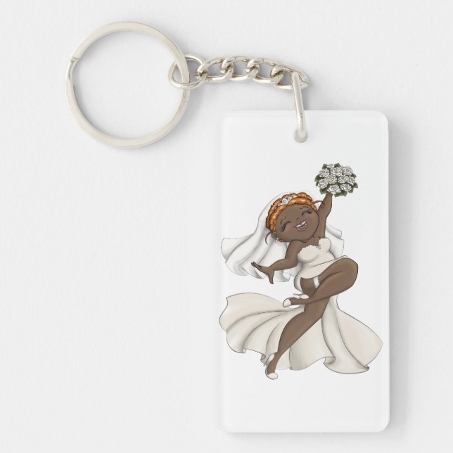 Happy Bride 03 Key Ring (Front)