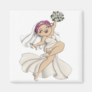 Happy Bride 05 Magnet