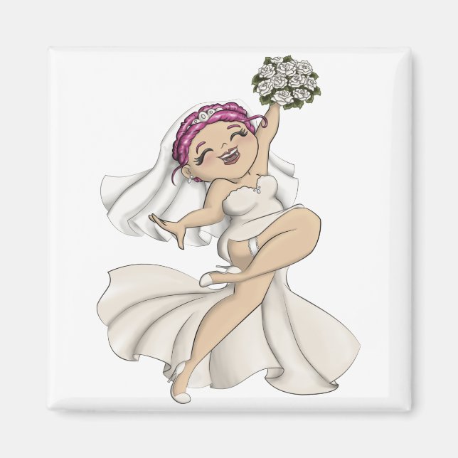 Happy Bride 05 Magnet (Front)