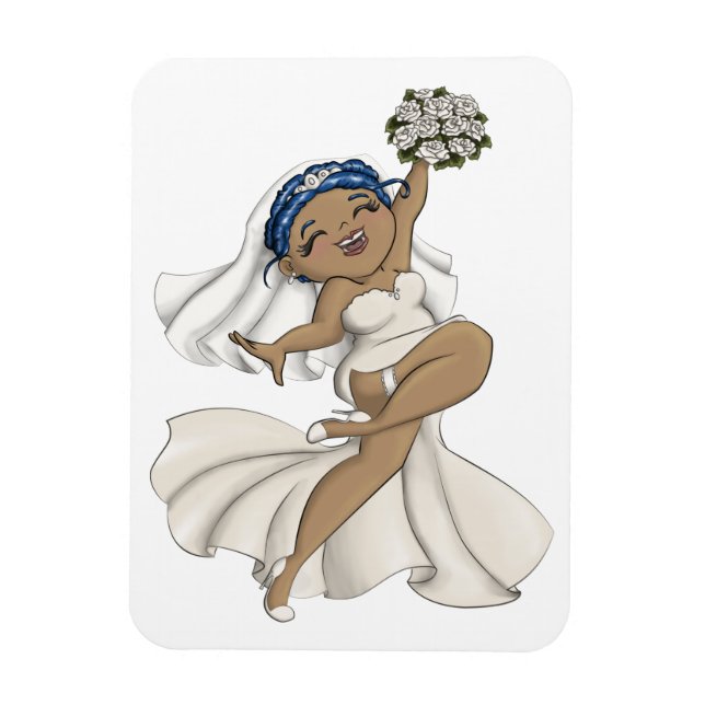 Happy Bride 07 Magnet (Vertical)