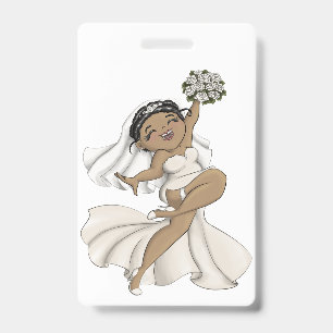 Happy Bride 11 ID Badge