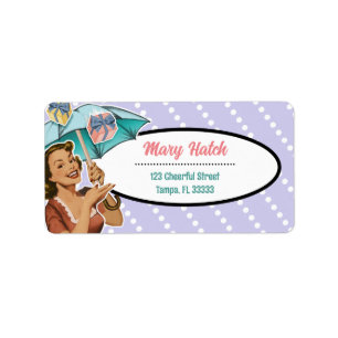 Happy Bride Address Labels 2