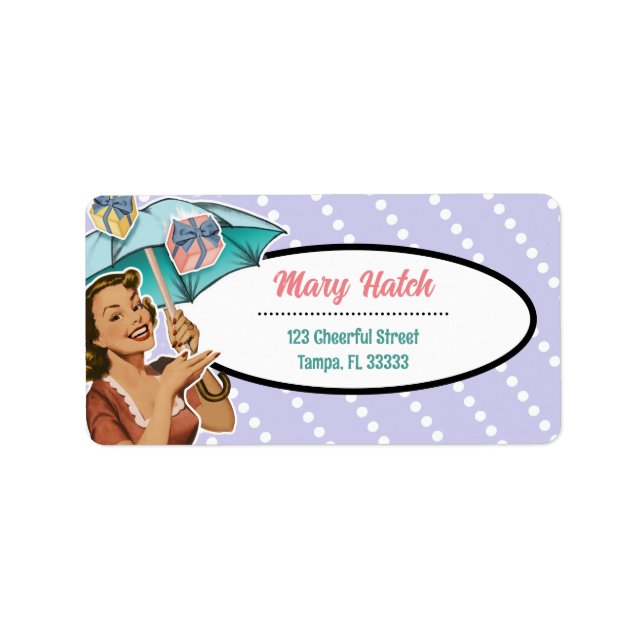 Happy Bride Address Labels 2 (Front)