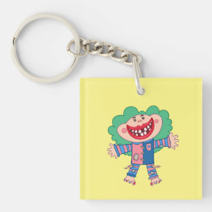 Happy Broke Girl Key Ring