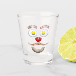 Happy Brunch Face Shot Glass