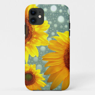 Happy Bubbly Sunflowers iPhone 11 Case
