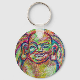Happy Buddha Keychain