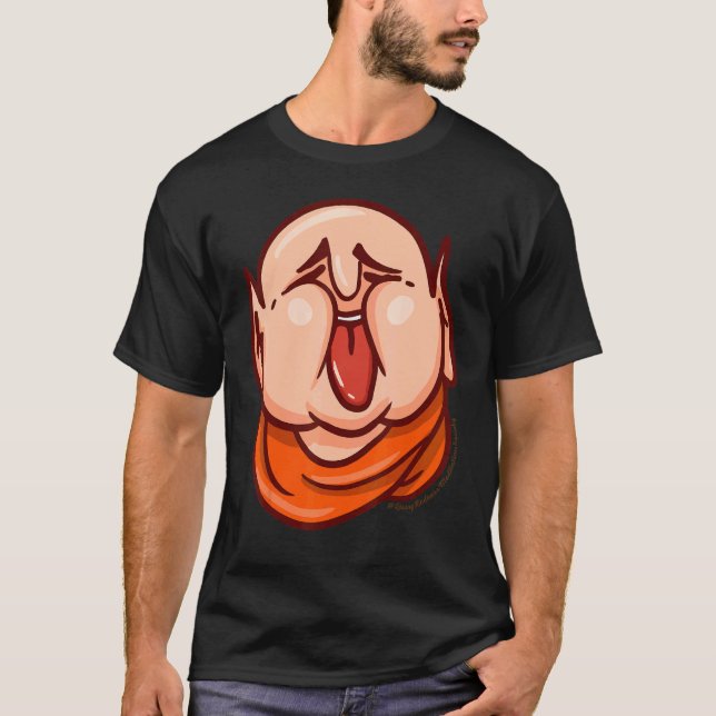 Happy Buddha Loving Kindness Metta Blessing Prayer T-Shirt (Front)