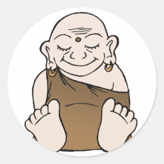 Happy Buddha Stickers