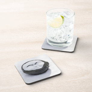 Happy Buddha With Snow Facial Coaster