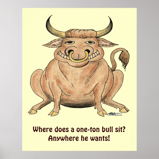 Happy Bull Poster (Front)