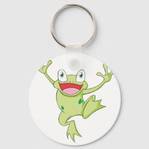 Happy Bullfrog Key Ring