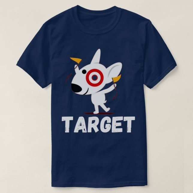 Happy Bullseye Dog Team Member TShirt 2 (Design Front)