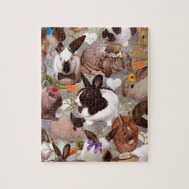 Happy Bunnies Jigsaw Puzzle (Vertical)