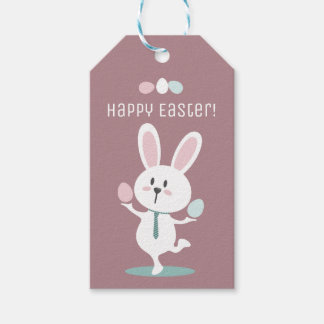 Happy Bunny Easter Gift Tag