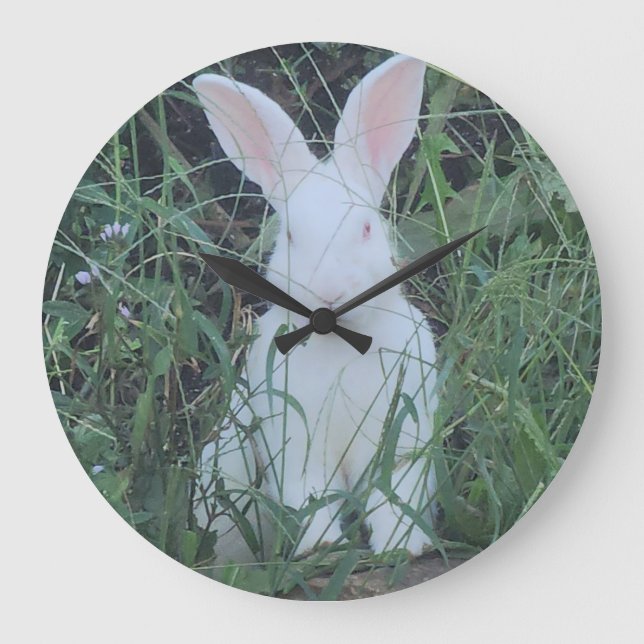 Happy Bunny Large Clock (Front)