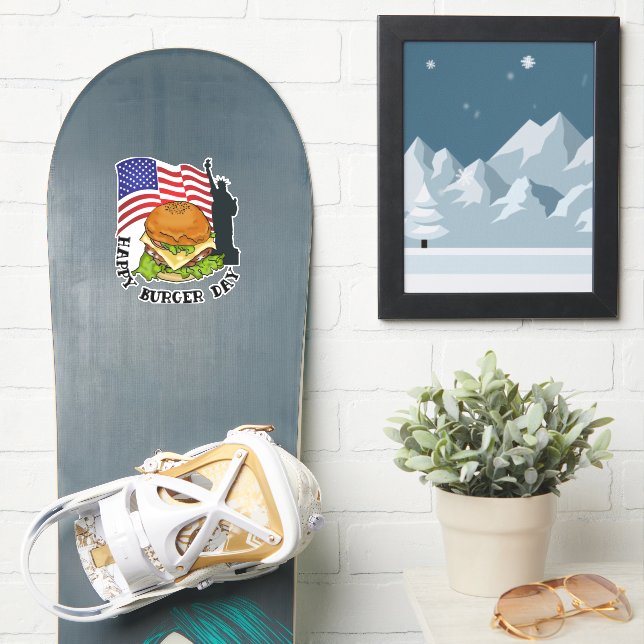 Happy burger day (Snowboard)