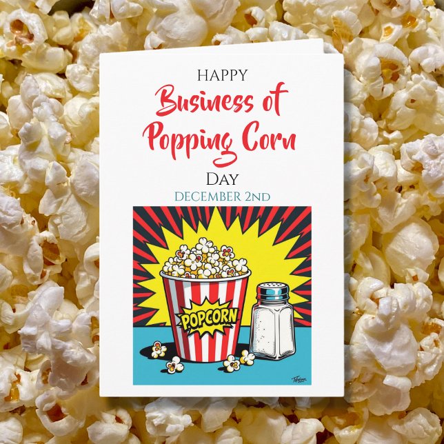 Happy Business of Popping Corn Day! Dec 2nd Card (Creator Uploaded)