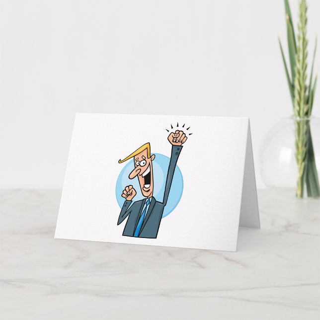 Happy Businessman Card (Creator Uploaded)