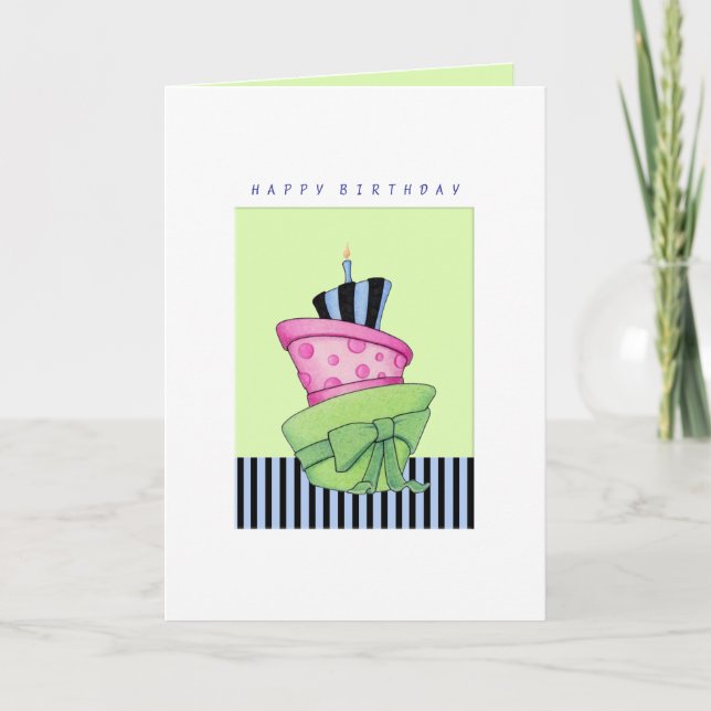Happy Cake Birthday Card (Front)