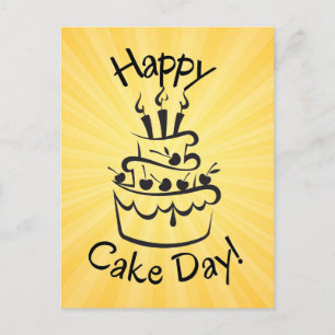Happy Cake Day!  Postcard