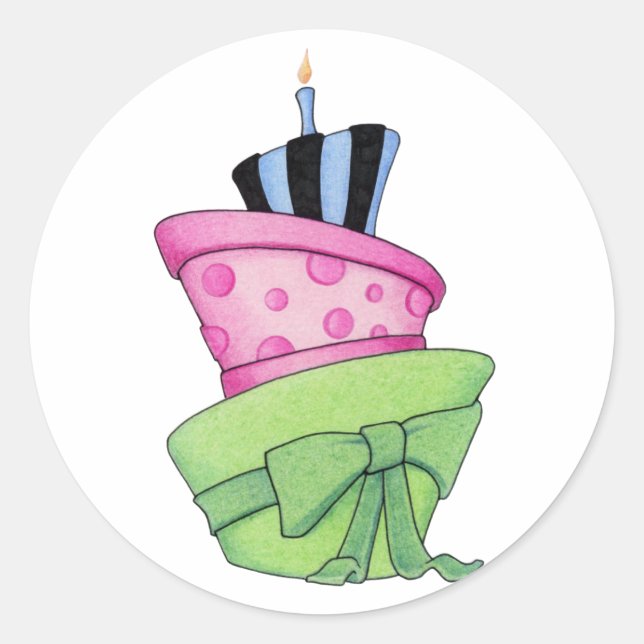 Happy Cake Sticker (Front)