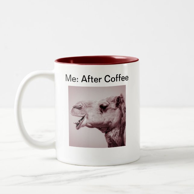 Happy Camel Before and After Mug (Left)