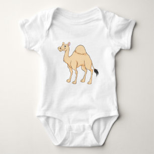 Happy Camel Cartoon Baby Bodysuit