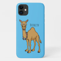 Happy camel cartoon illustration