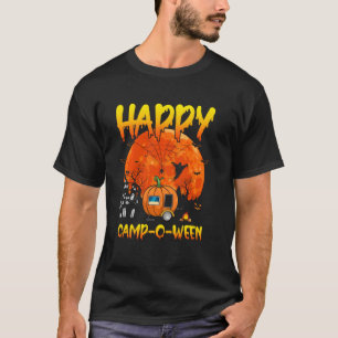Happy Camp O Ween Funny Halloween Camping Costume T-Shirt