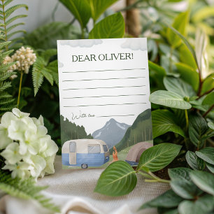 Happy Camper 1st Birthday Time Capsule Card