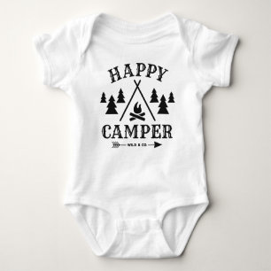 Happy Camper Baby Bodysuit