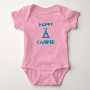 Happy Camper - Baby One Piece Body Suit Bodysuit
