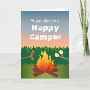 Happy Camper Birthday Card