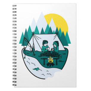 Happy Camper Camp Lover Notebook