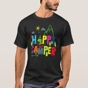 Happy Camper Camping   Men Women Kids 1 T-Shirt
