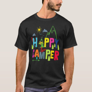 Happy Camper Camping   Men Women Kids T-Shirt