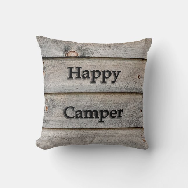 Happy Camper Cushion (Front)