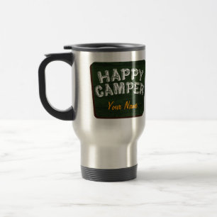 Happy Camper Customisable Camping Mug