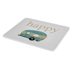 Happy Camper Cutting Board