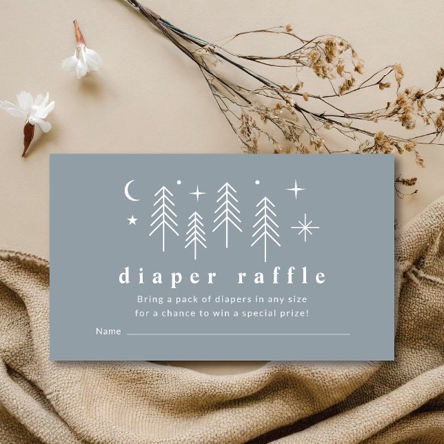 Happy Camper Diaper Raffle  Enclosure Card (Creator Uploaded)